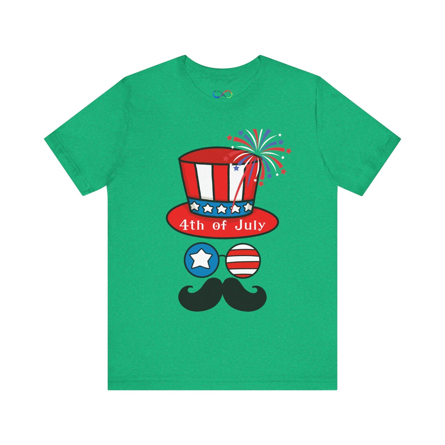 4th of July Festive Flair　t-shirt