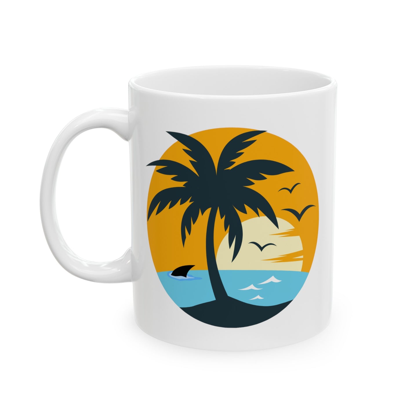 Coastal Sunset Escape Mug, (11oz)