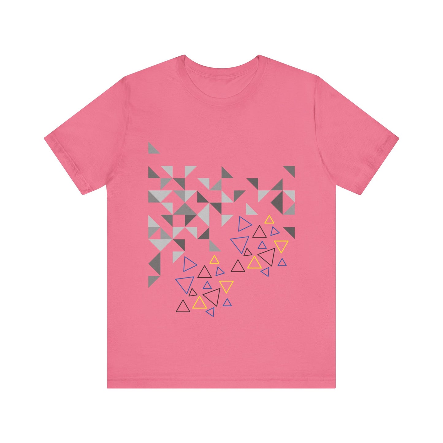 geometrical pattern　t-shirt