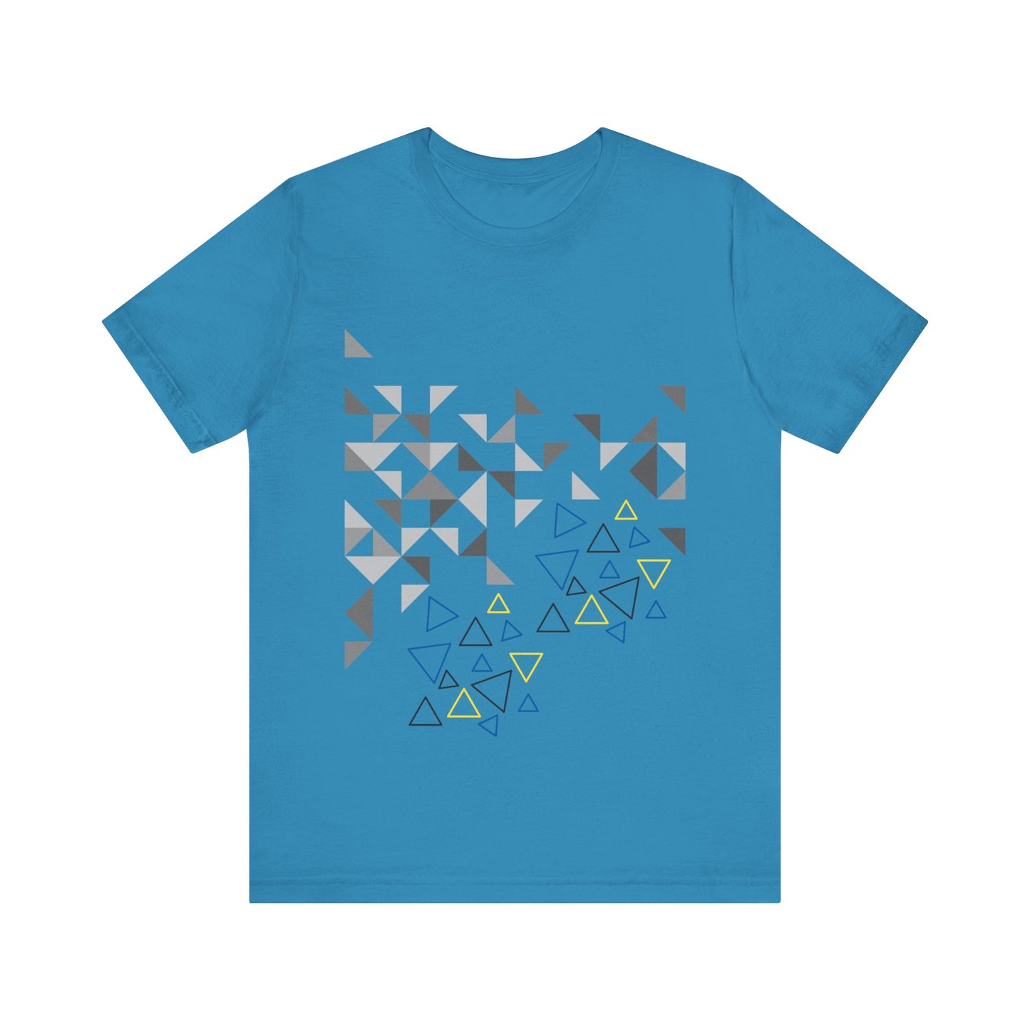 geometrical pattern　t-shirt