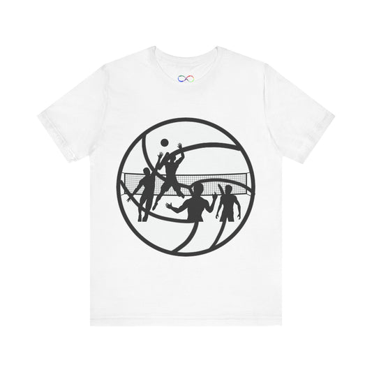 Volleyball silhouette t-shirt