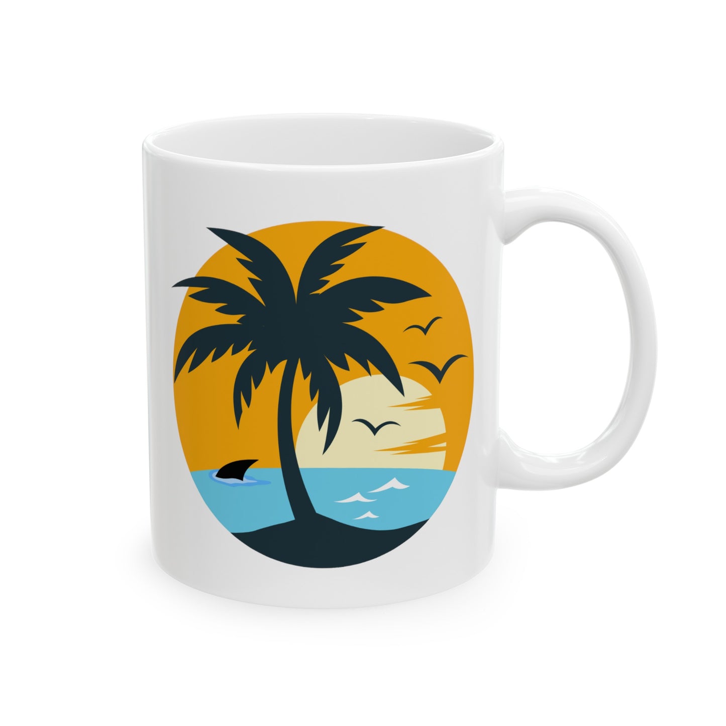 Coastal Sunset Escape Mug, (11oz)