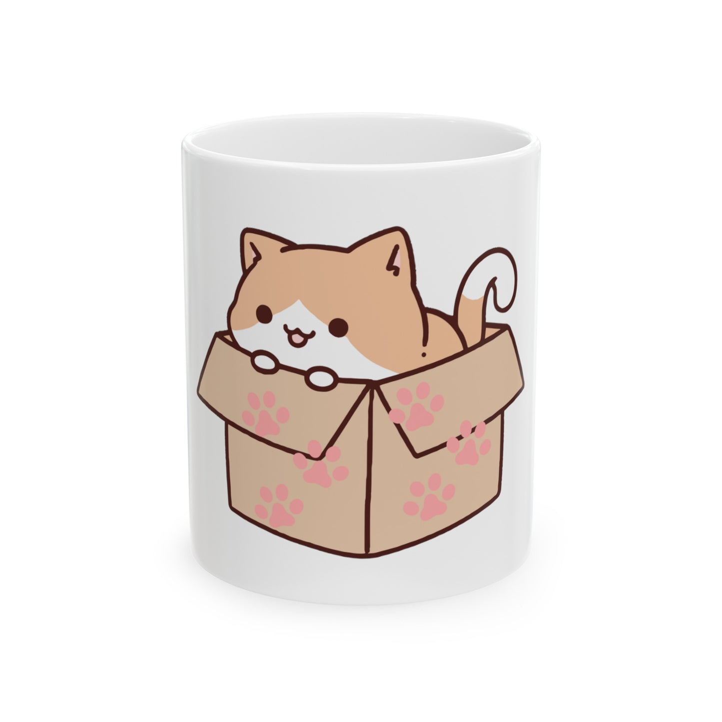 Cat's Happy Hideaway Mug, (11oz)